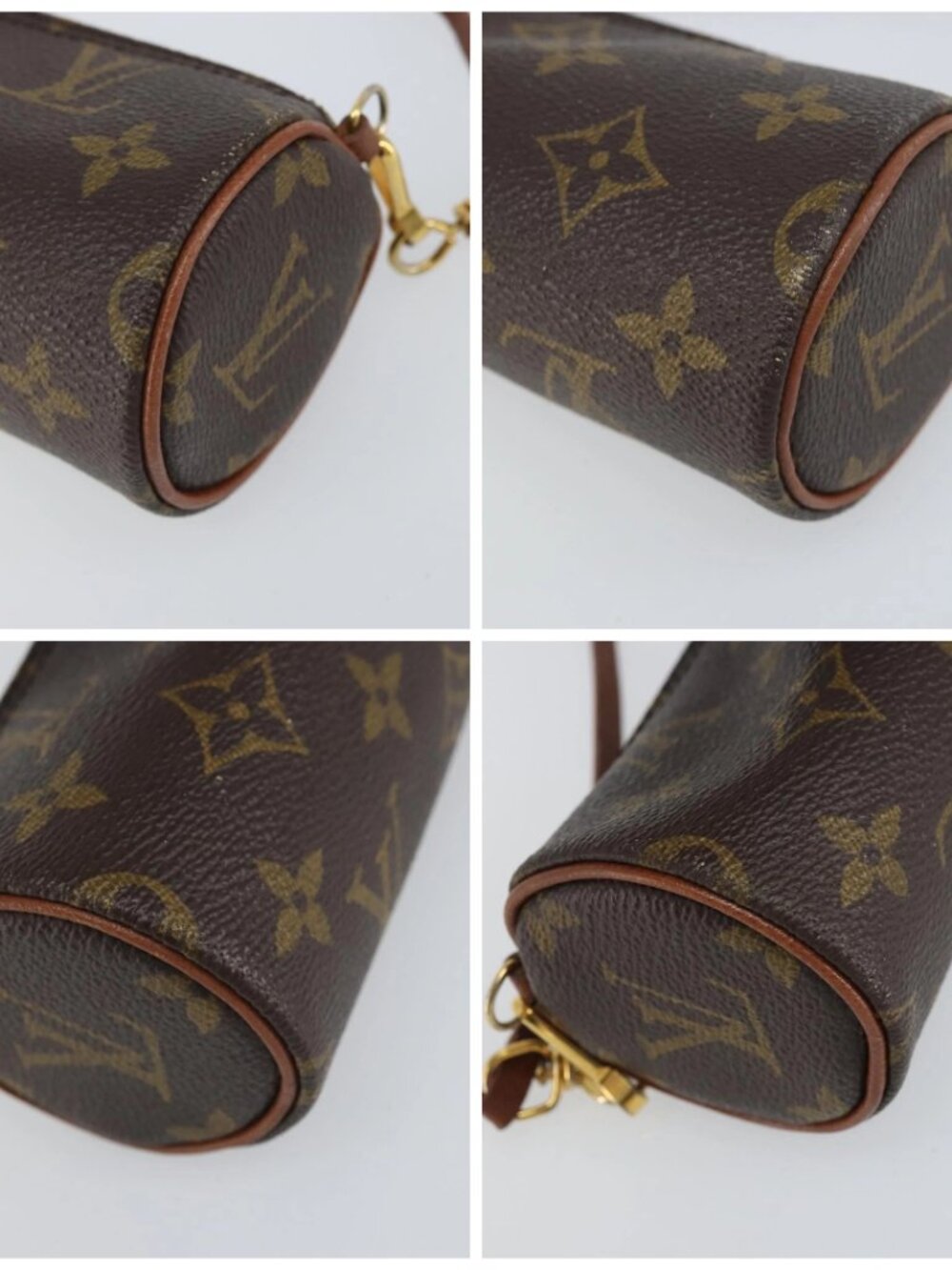 LOUIS VUITTON Monogram Papillon Pouch LV Auth 168953 - Picture 16 of 16